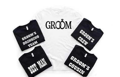 Grooms Crew T Shirt Grooms Drinking Team Shirt Etsy