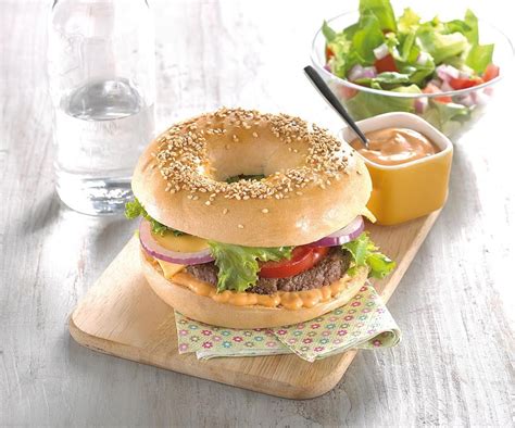 Recette Bagel Burger en vidéo 750g com Recette Bagel recette