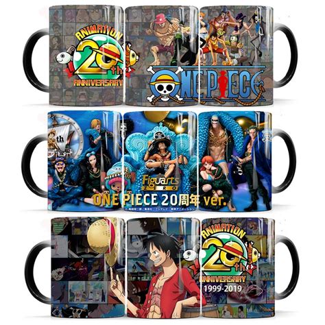 Twentieth Anniversary One Piece Luffy Coffee Cup Color Changing Magic