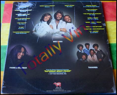 Totally Vinyl Records Bee Gees Saturday Night Fever Soundtrack