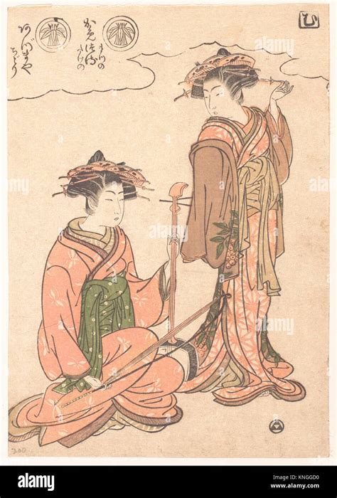 two geisha artist isoda koryusai japanese 1735 ca 1790 period edo period 1615 1868