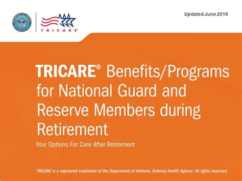 Ppt Tricare Benefitsprograms For National Guard And Reserve During