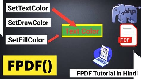 Pdp Text Color Pdf Box Color Pdf Border Color Php Fpdf Library
