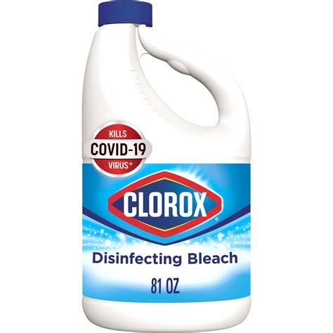 Clorox Disinfecting Bleach Regular Concentrated Formula 81 Ounce