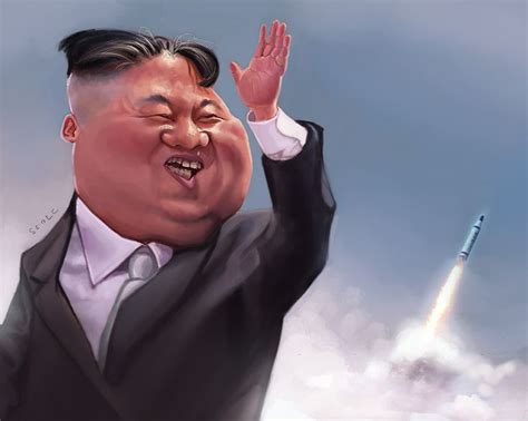 Kim Jong Un By Jonesmac2006 Caricatures Cartoons Politics Kim