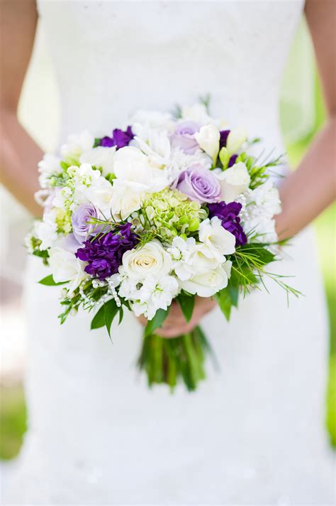 Blue and orange wedding bouquet. Champaign Wedding Florist - Purple PassionsBlossom Basket Blog