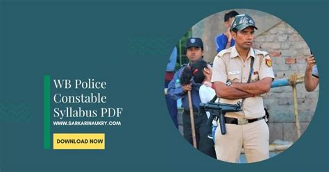 West Bengal Police Constable Syllabus Check Exam Pattern