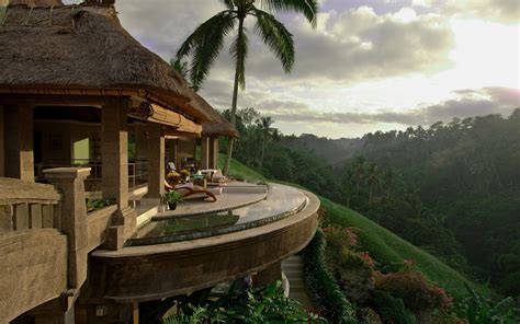 Tropical House Balcony Palm Trees Resort 1080x1920 Iphone 8766s