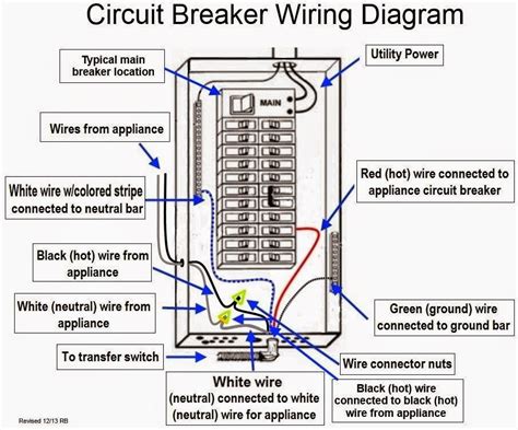 Electronics circuits, hobby, electronic kits & projects. Electrical Engineering World: Circuit Breaker Wiring Diagram