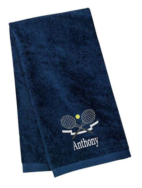 Tennis Towel Personalized Monogram Towels Monogrammed Hand Towels