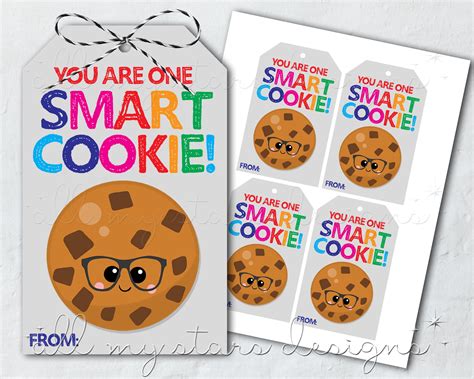 You Are One Smart Cookie Free Printable Free Printable Templates
