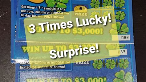 3 Times Lucky 1 Scratch Off Tickets Mississippi Lottery Scratch Offs