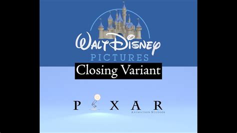 Walt Disney Pictures Pixar Animation Studios Logo Remakes Closing