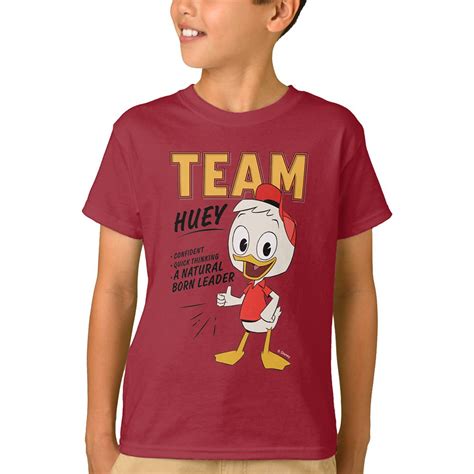 Team Huey T Shirt For Kids Ducktales Customizable Shopdisney