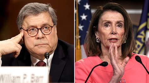 Barr Jokes With Pelosi ‘did You Bring Your Handcuffs The Hill