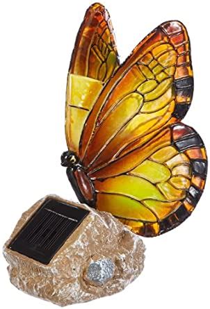 Save money online with solar garden lights deals, sales, and discounts march 2021. Novelty Outdoor Garden Solar Light. Butterfly On Rock ...
