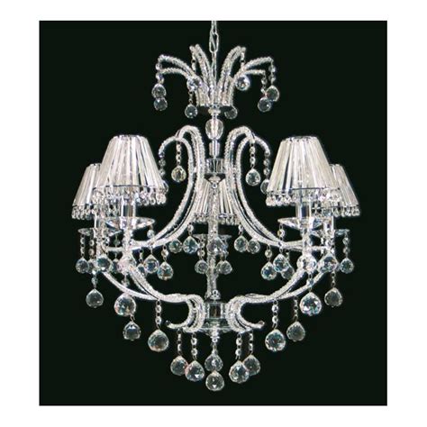 Impex Lighting Cf0669105ch Perpignan 5 Light Chrome And Crystal