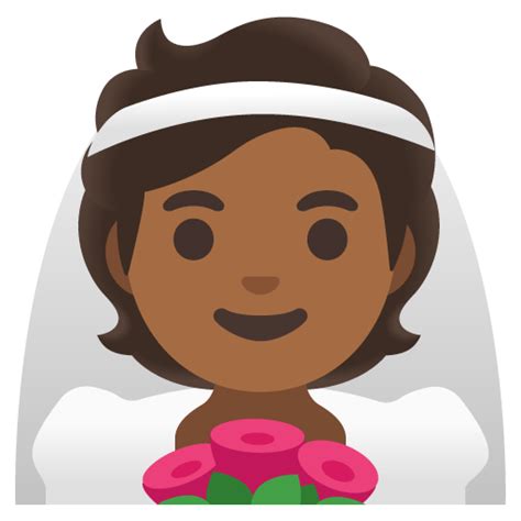 👰🏾 Person With Veil Medium Dark Skin Tone Emoji Meaning From Girl