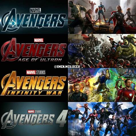 The 4 Avengers Movies With Their Concept Arts Infinitywar