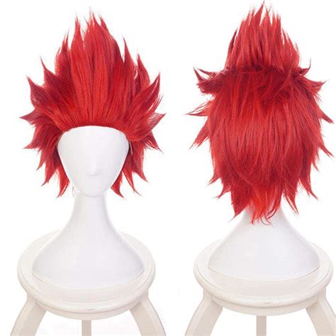 Buy Kirishima Eijiro Cosplay Wig For My Hero Academia Anime Short Red