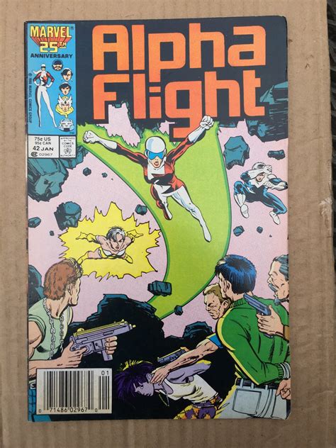 Alpha Flight 42 1987 Comic Books Copper Age Marvel Alpha