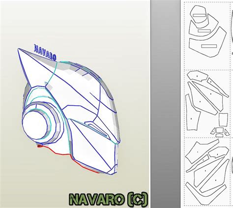 Lynx Mask Printable Template Lynx Eva Foam Lynx Pepakura Lynx Cosplay