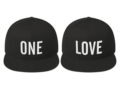 Couple Hats One Love Matching Couple Hats His And Hers Hat