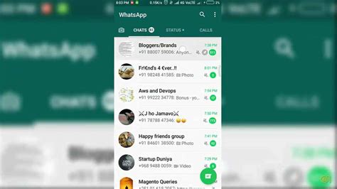 Whatsapp Pinned Chat Feature The Android Mania
