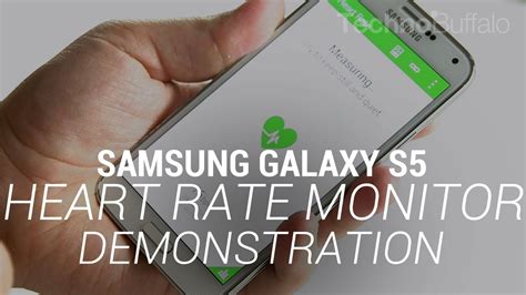 Samsung Galaxy S5 Heart Rate Monitor Demonstration Youtube