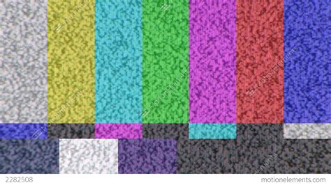 Color Bar Test Pattern Stock Video Footage 2282508