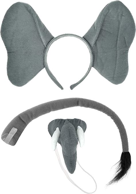 Squirrel Products Elephant Headband Ears Tail And Trunk Costume