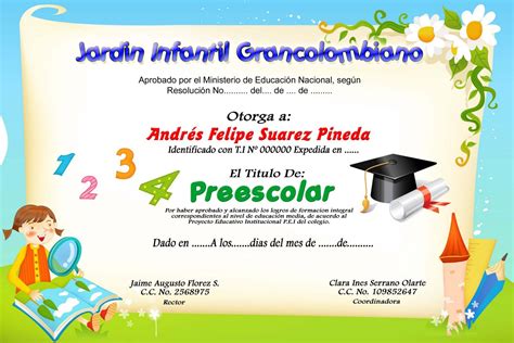 Collection Of Modelos De Certificados Escolares Gratis Diploma De