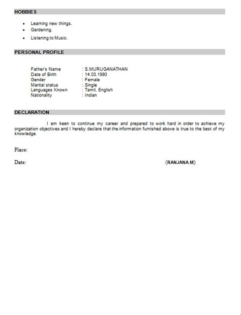 This declaration must be filed with the court at least 5 court days prior to the hearing scheduled in your small claims case. Nice Resume Format for Freshers