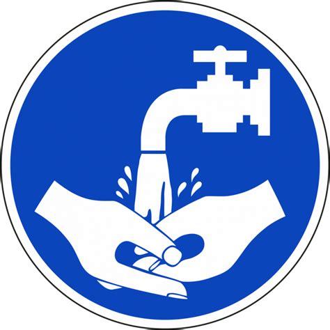 Handen Wassen Verplicht Stickers Voor Binnen En Buiten