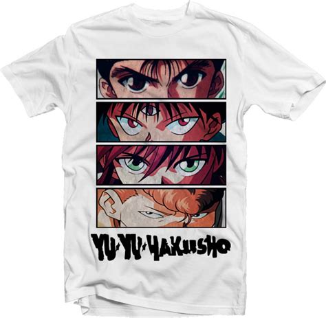 Camiseta Yu Yu Hakusho Anime Branca No Elo7 Redhero C366d4