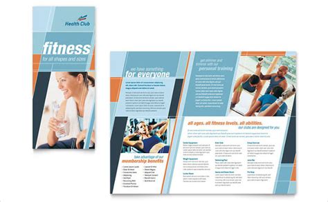 Are you going to put the brochures on a rack? FREE 23+ Fitness Brochure Designs & Examples in ...