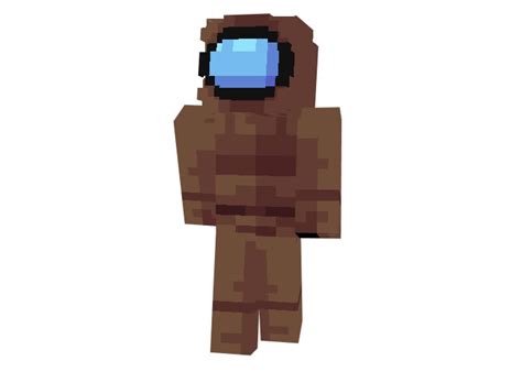 Among Us Brown Crewmate Skin For Minecraft Uk