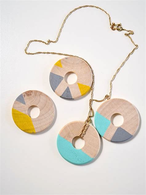 26 Necklace From Colored Wood Washers And A Chain 34 Things You Can