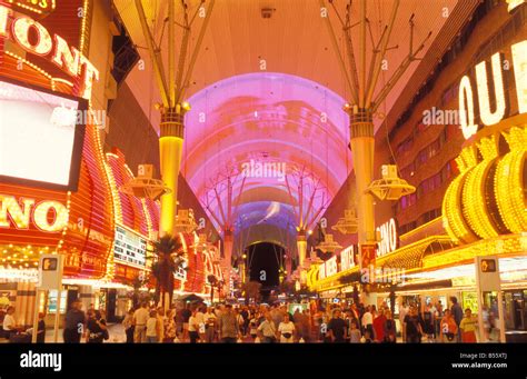 Fremont Street Experience Lightshow At Fremont Street Downtown In Las