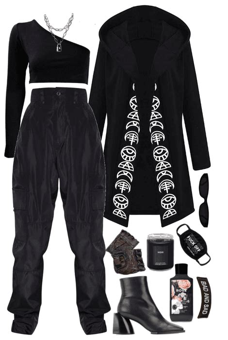 Chill Goth Outfit Shoplook Goth Girl Outfits Stage Outfits Goth