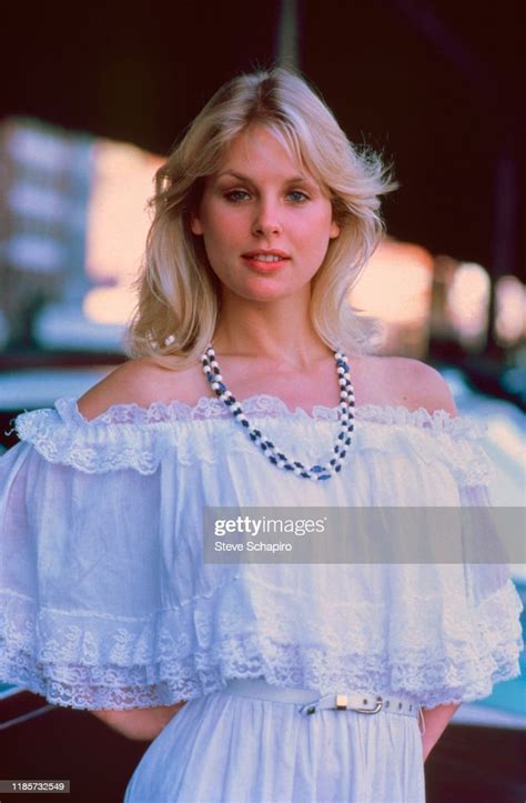 Portrait Of Canadian Actress Dorothy Stratten On The Set Of The Film