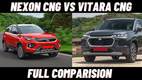 Upcoming Tata Nexon Cng Vs Grand Vitara Cng A Comparison Auto With Sid