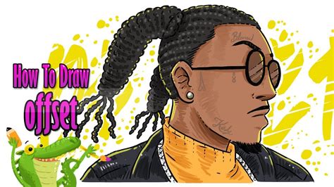 How To Draw Offset Rapper Youtube