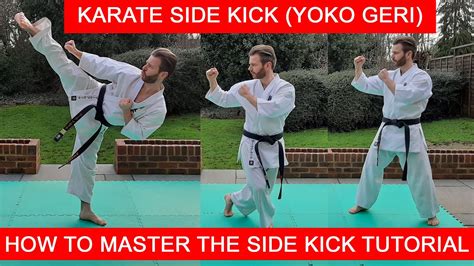 Karate Side Kick Yoko Geri How To Master The Side Kick Tutorial