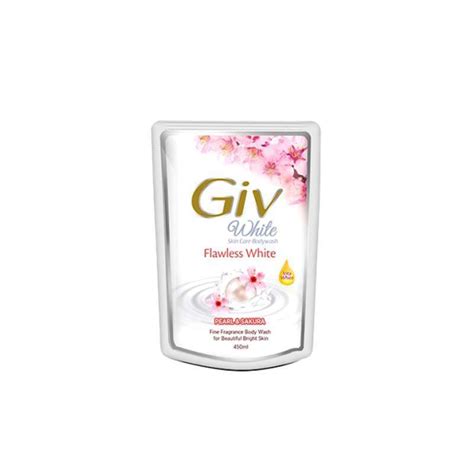 Promo Giv Cair Kemasan 450ml Varian Whitening Sabun Kecantikan