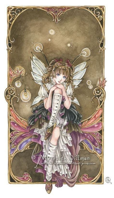 Items Similar To Steampunk Fairy Anime Girl Fantasy Art