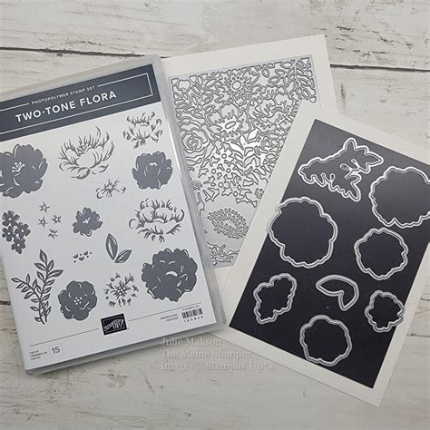 Two Tone Flora Card Class Page The Maine Stamper