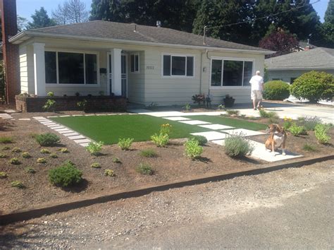 Small Front Yard Landscaping Ideas Low Maintenance No Grass Draw Level