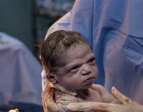 The only reason why i watch this show is that little hoe. This 'scowling' newborn might be the youngest meme ever