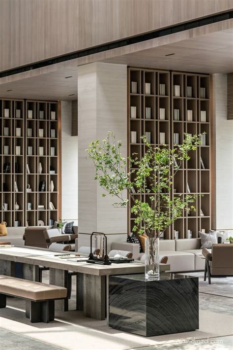 Modern And Minimalist Interior Design Projects Hotel Lobby Design